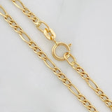 Pulso Figaro 0.7g / 19cm / 1.8mm Oro Amarillo 18K