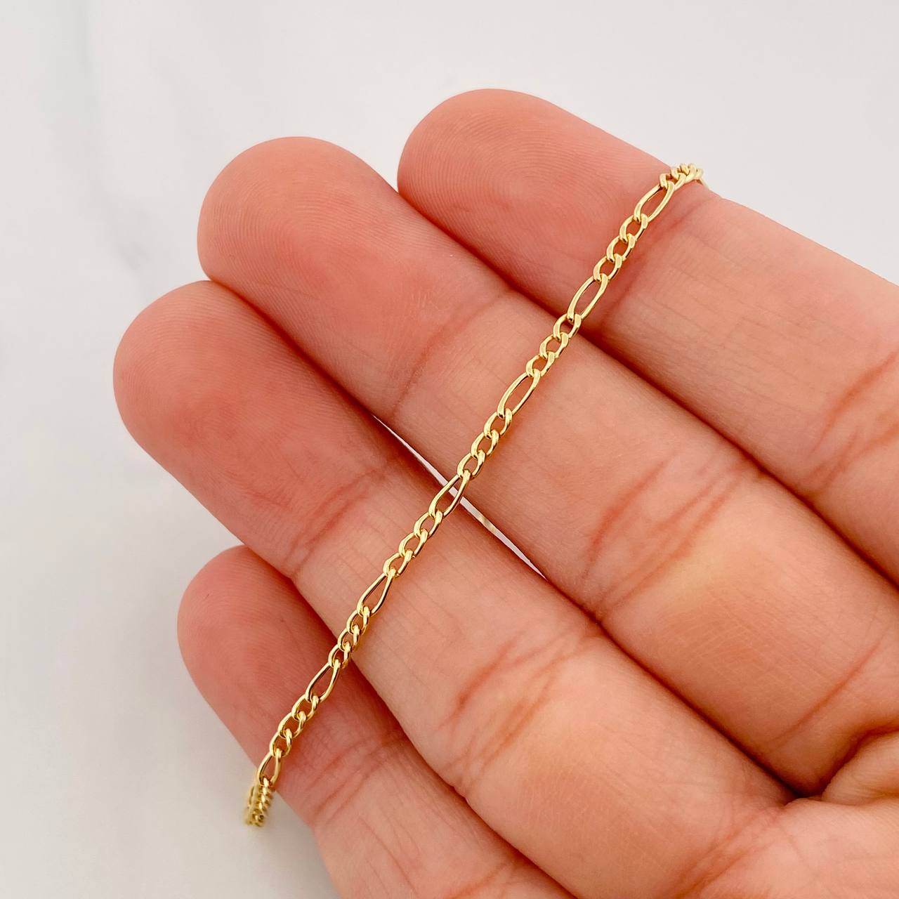 Pulso Fígaro 0.7g / 18.9cm / 1.94mm Oro Amarillo 18K