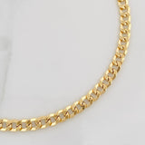 Pulso Cubano 2.55g / 19.8cm / 4.17mm Oro Amarillo 18K