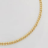 Pulso Cubano 1g / 19.2cm / 2.36mm Oro Amarillo 18K