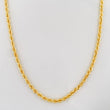 Cadena Lazo 2.3g / 40cm / 1.96mm Oro Amarillo 18K