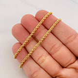 Cadena Lazo 2.3g / 40cm / 1.96mm Oro Amarillo 18K