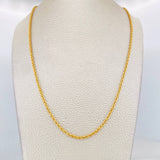 Cadena Lazo 2.3g / 40cm / 1.96mm Oro Amarillo 18K