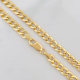 Cadena Cubana 10.1g / 60cm / 5.1mm Oro Amarillo 18K
