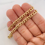 Cadena Cubana 10.1g / 60cm / 5.14mm Oro Amarillo 18K