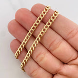 Cadena Cubana 7.3g / 60cm / 4.18mm Oro Amarillo 18K