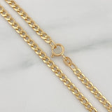 Cadena Cubana 2.2g / 45cm / 2.3mm Oro Amarillo 18K