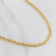 Cadena Cubana 5g / 60cm / 4.3mm Oro Amarillo 18K