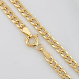 Cadena Cubana 3.05g / 40cm / 3.16mm Oro Amarillo 18K