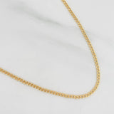 Cadena Cubana 1.8g / 45cm / 1.92mm Oro Amarillo 18K