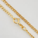 Cadena Cubana 1.8g / 45cm / 1.92mm Oro Amarillo 18K