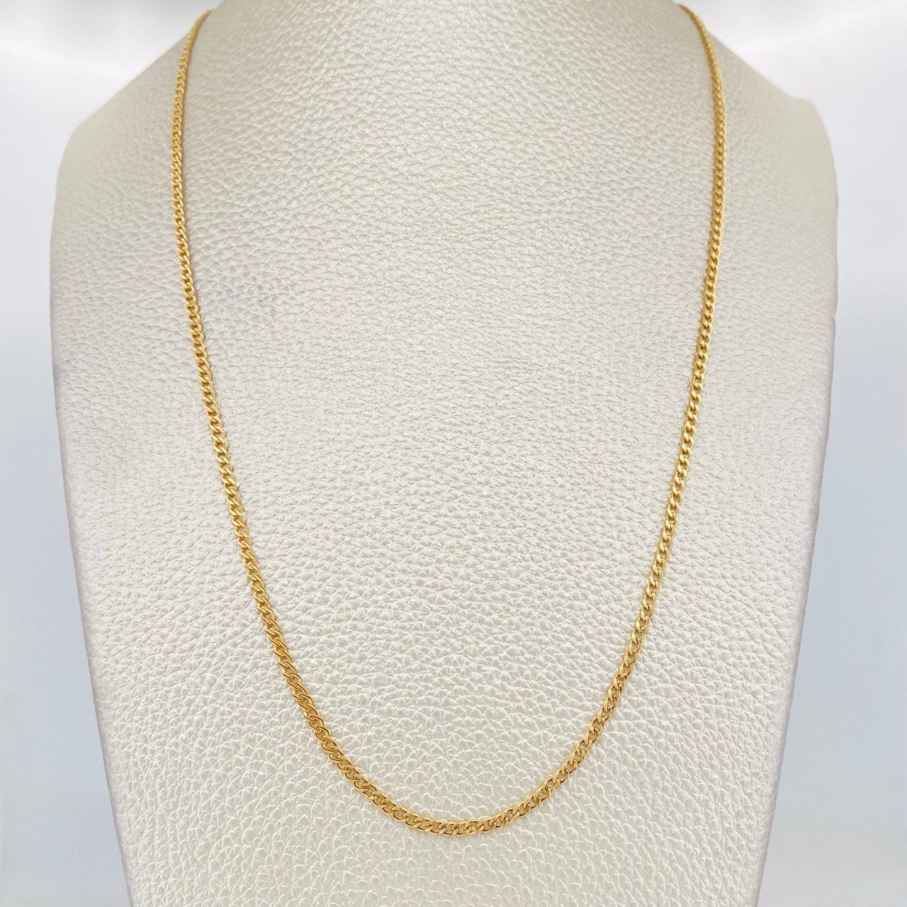 Cadena Cubana 1.8g / 45cm / 1.92mm Oro Amarillo 18K