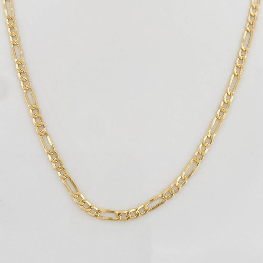 Cadena Figaro 7.45g / 60cm / 4.1mm Oro Amarillo 18K