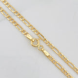 Cadena Fígaro 2.2g / 60cm / 2.35mm Oro Amarillo 18K