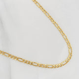 Cadena Figaro 3.55g / 50cm / 3.36mm Oro Amarillo 18K