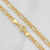 Cadena Figaro 3.7g / 60cm / 3.15mm Oro Amarillo 18K