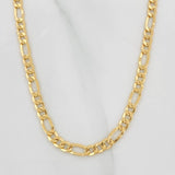 Cadena Fígaro 9.45g / 60cm / 4.28mm Oro Amarillo 18K