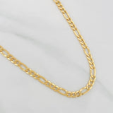 Cadena Fígaro 9.45g / 60cm / 4.28mm Oro Amarillo 18K