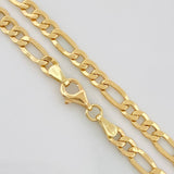 Cadena Fígaro 9.45g / 60cm / 4.28mm Oro Amarillo 18K