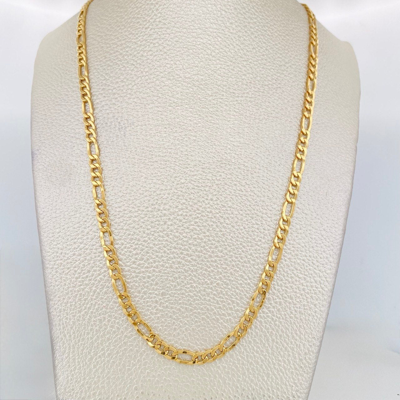 Cadena Fígaro 9.45g / 60cm / 4.28mm Oro Amarillo 18K