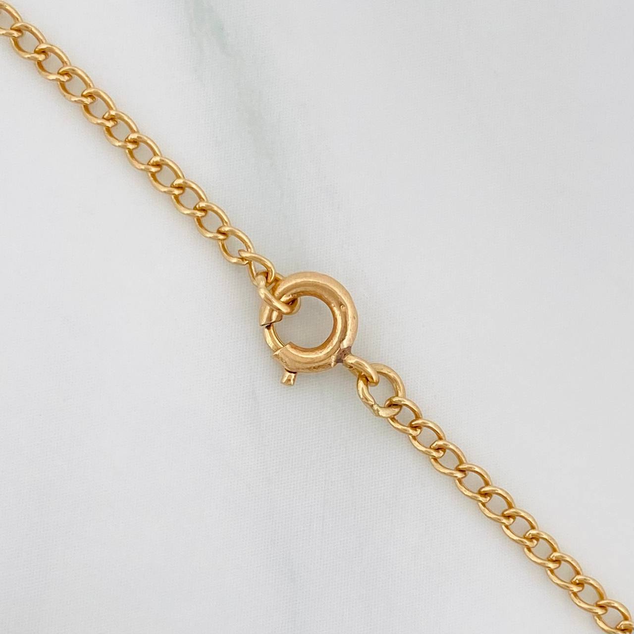 Pulso Aro Seguido Trebol 2.7g / 20cm / 1.56mm Oro Amarillo 18K