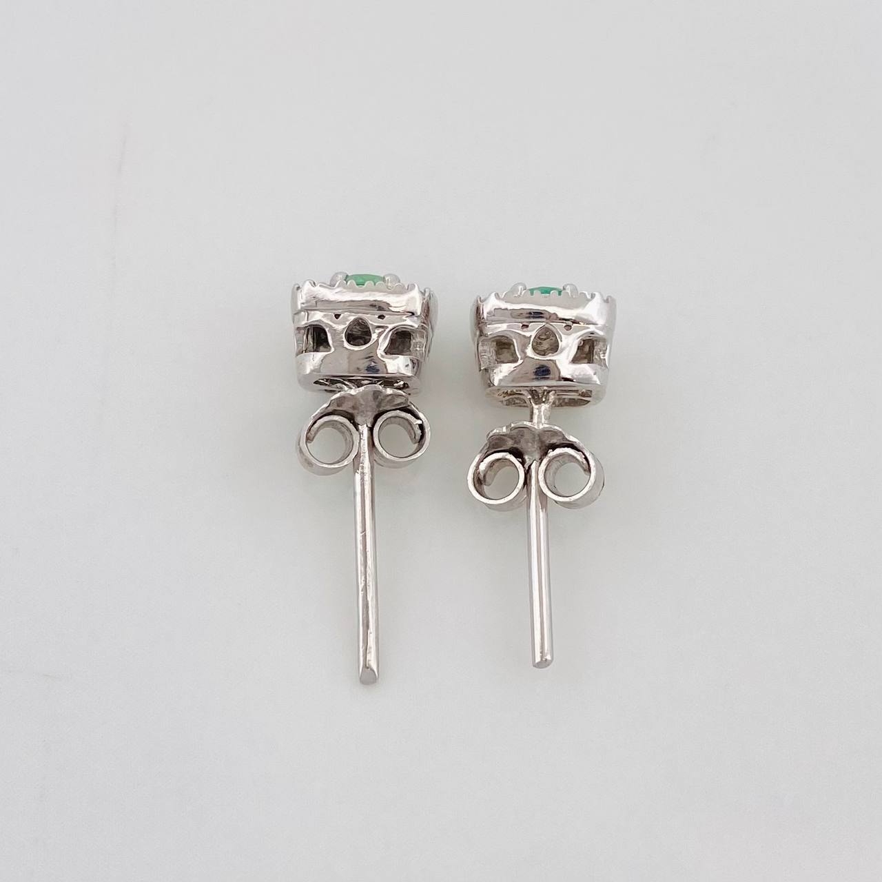 Topos Halo Esmeraldas 20pts 1.75g / 6.57mm Plata 925