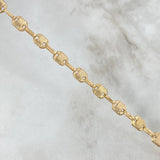 Pulso Rustico Canutillo 4.85gr / 21.5cm / 5.6mm Oro Amarillo