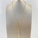 Rosario Rustico GC 9.15gr / 60cm / 4mm Virgen Milagrosa Oro Amarillo