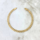 Pulso Cubano 6.05gr / 21.5cm / 6mm Oro Amarillo +0 *