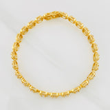Pulso Tennis 13.6g / 19.6cm / 6.19mm Oro Amarillo 18K