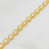 Pulso Tennis 13.6g / 19.6cm / 6.19mm Oro Amarillo 18K