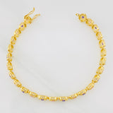 Pulso Tennis 13.15g / 19.6cm / 6.16mm Oro Amarillo 18K