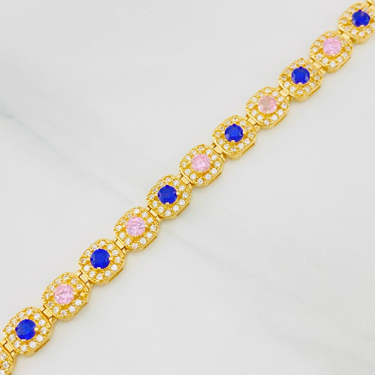 Pulso Tennis 13.15g / 19.6cm / 6.16mm Oro Amarillo 18K