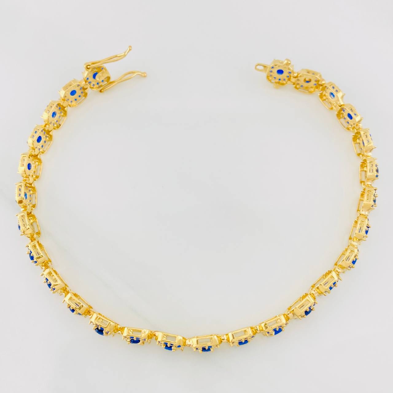 Pulso Tennis 14.2g / 20.5cm / 6.22mm Oro Amarillo 18K