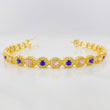 Pulso Tennis 13.15g / 19.6cm / 6.16mm Oro Amarillo 18K