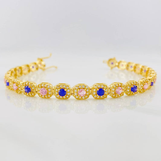 Pulso Tennis 13.15g / 19.6cm / 6.16mm Oro Amarillo 18K