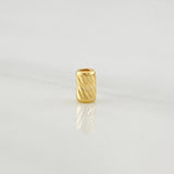 Herraje Cilindro 0.1g / 0.5cm / 3mm Oro Amarillo 18K