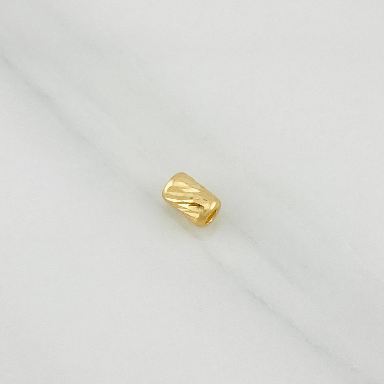 Herraje Cilindro 0.1g / 0.5cm / 3mm Oro Amarillo 18K
