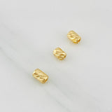 Herraje Cilindro 0.1g / 0.5cm / 3mm Oro Amarillo 18K