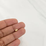 Herraje Cilindro 0.1g / 0.5cm / 3mm Oro Amarillo 18K
