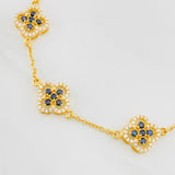 Pulso Trébol Aro Seguido 8.65g / 17.4cm / 1.52mm Oro Amarillo 18K