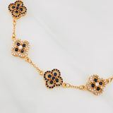 Pulso Trébol Aro Seguido 9.6g / 21cm / 1.55mm Oro Rosa 18K