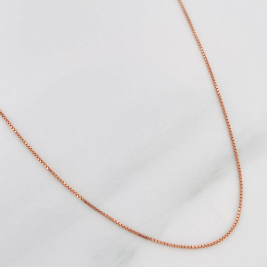 Cadena Veneciana 1.15 g / 40 cm / 0.5 mm Oro Rosa 18K