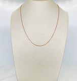 Cadena Veneciana 1.15 g / 40 cm / 0.5 mm Oro Rosa 18K