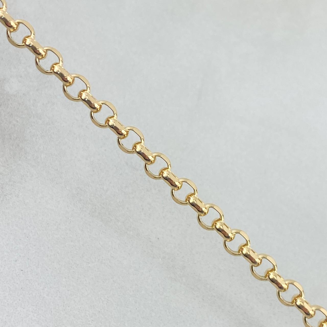 Cadena Roll-on  4.4gr / 45cm / 2.5mm Oro Amarillo +3 18K