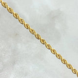 Cadena Lazo 1.95gr / 60cm / 1.7mm Oro Amarillo +3 18K ©