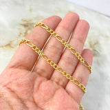 Cadena Figaro 5.5gr / 50cm / 2.9mm Oro Amarillo +0 ©