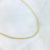 Cadena China 2.7gr / 50cm / 1.5mm Oro Amarillo +1