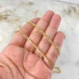 Cadena Figaro 2.8 g / 61 cm / 2.8 mm Oro Amarillo 18K