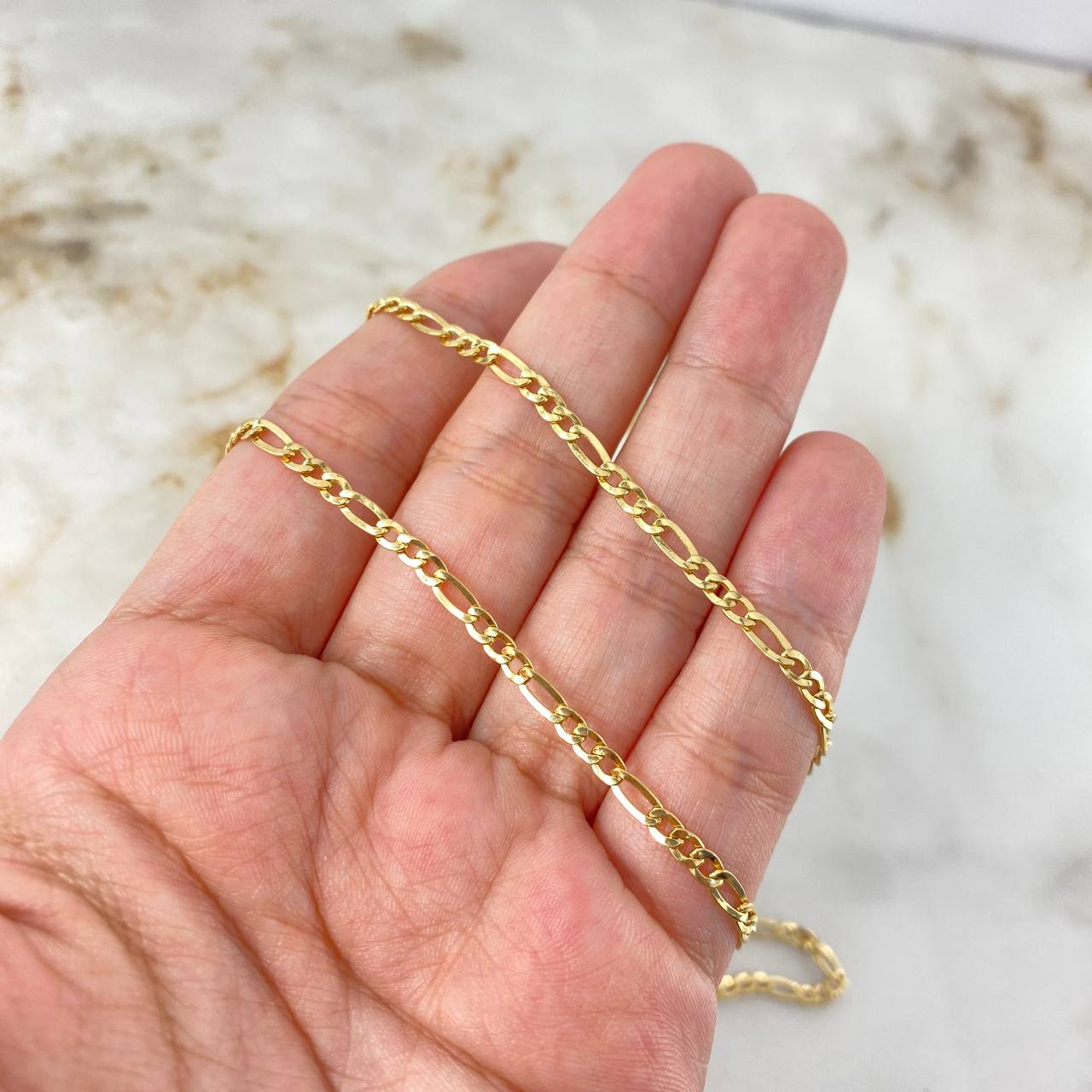 Cadena Figaro 2.8 g / 61.4 cm / 2.8 mm Oro Amarillo 18K